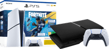 PlayStation 5 Slim Disc Edition + Fortnite Bundle + Covers Black + Extra Controller White Buy console?