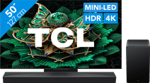TCL 50" QD Mini-led C71K 4K (2025) + TCL Q65H Tv voor films & series streamen