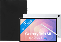 Samsung Galaxy Tab S11 11 inches 128GB WiFi Silver + Book Case Black Children's tablet discount bundle