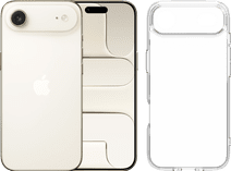 Apple iPhone Air 1TB Goud + BlueBuilt Protective Back Cover Transparant Smartphone, tablet en slimme horloge in de aanbieding