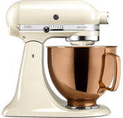 KitchenAid Artisan Mixer 5KSM125 Amandelwit + Design Mengkom Koper KitchenAid Artisan 125 keukenrobot
