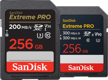 SanDisk SDXC Extreme Pro 256GB 140MB/s Duo Pack 256GB kaart