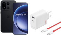 OnePlus 15 256GB Zwart 5G + OnePlus SuperVOOC Oplader 120W + Usb C kabel Gsm kopen met ecocheques