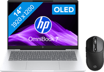 HP OmniBook 7 OLED Copilot+ PC 14-fr0970nb AZERTY + HP 700 Rechargeable Wireless Mouse Thin laptop
