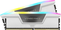 CORSAIR Vengeance RGB Wit 32GB (2x16GB) DDR5 DIMM 6000MT/s CL36 XMP/EXPO Corsair RAM geheugen