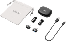 Boya Mini 2 Zwart voor Usb C en Lightning Omnidirectionele microfoon