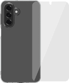 BlueBuilt Samsung Galaxy A17 4G/5G Back Cover Transparant + Screenprotector Glas Back cover