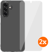 BlueBuilt Samsung Galaxy A17 4G/5G Back Cover Transparant + Screenprotector Glas Duo Pack Back cover