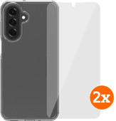 BlueBuilt Protective Cover Samsung Galaxy A17 Transparant + Screenprotector Duo Pack Back cover