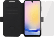 BlueBuilt Samsung Galaxy A26 Book Case Zwart + Screenprotector Glas Book case