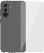 BlueBuilt Samsung Galaxy A36 Back Cover Transparant + Screenprotector Glas Back cover