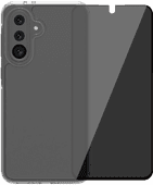 BlueBuilt Protective Cover Samsung Galaxy A36 Transparent + Protège-écran de Confidentialité Verre Coque de téléphone BlueBuilt