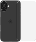 BlueBuilt Back Cover Apple iPhone 16 Plus Transparant + Screenprotector Glas Back cover