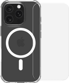 BlueBuilt Protective Back Cover met MagSafe iPhone 16 Pro + Screenprotector Glas Back cover