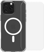 BlueBuilt Protective Back Cover met MagSafe iPhone 16 Pro Max + Screenprotector Glas Back cover