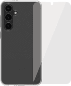 BlueBuilt Samsung Galaxy S24 FE Back Cover Transparent + Protège-écran Verre Coque de téléphone durable