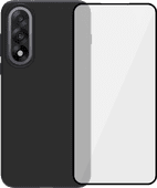 BlueBuilt OnePlus Nord 5 Back Cover Zwart + Screenprotector Glas Back cover
