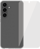 BlueBuilt Samsung Galaxy S25 Back Cover Transparent + Screen Protector Glass Samsung S25 case