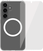 BlueBuilt Protective Back Cover Samsung Galaxy S25 Transparent + Screen Protector Glass Samsung S25 case