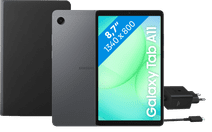 Samsung Galaxy Tab A11 8,7 inch 64GB Wifi + 4G Grijs + Basis Accessoirepakket Kindertablet voordeelbundel