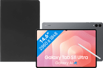 Samsung Galaxy Tab S11 Ultra 14.6 inches 256GB WiFi Gray + BlueBuilt Book Case Black Children's tablet discount bundle