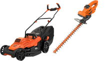 BLACK+DECKER BEMW471BH-QS + BLACK+DECKER BEHT201-QS Grasmaaier met ecocheques
