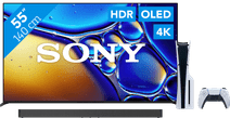 Sony 55" Bravia 8 II 4K QD-OLED + Sony Bravia Theatre Bar 8 Zwart + PlayStation 5 Middelgrote Sony tv