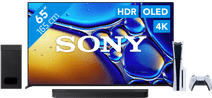 Sony 65" Bravia 8 II 4K QD-OLED + Sony Bravia Theatre Bar 6 Zwart + PlayStation 5 QD OLED tv