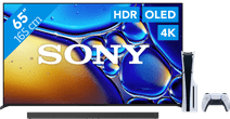Sony 65" Bravia 8 II 4K QD-OLED + Sony Bravia Theatre Bar 9 Zwart + PlayStation 5 QD OLED tv