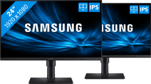 Samsung Essential S4 LS24D402GAUXEN Duo Pack Monitor bundel