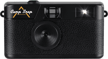 Campsnap digital camera Stealth Black Compact camera voor op vakantie