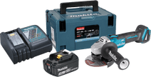 Makita DGA504ZJ + Makita Startset 18V LXT 3,0 Ah BL1830B/DC18RC Makita LXT 18V