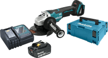 Makita DGA505ZJ + Makita Startset 18V LXT 3,0 Ah BL1830B/DC18RC Makita LXT 18V