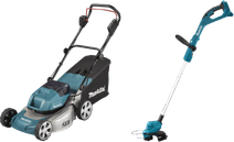 Makita DLM463Z (zonder accu) + Makita DUR193Z (zonder accu) Grasmaaier met ecocheques