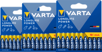 Varta Longlife Power AAA Lot de 30 Pièces Batterie