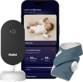 Owlet Dream Duo Bedtime Blue OW-DSDUO-BL Babyfoon met camera en app