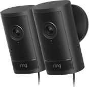Ring Outdoor Camera Pro Stekker Zwart Duo Pack Ring Bundel