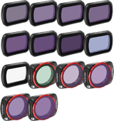 Freewell DJI Osmo Pocket 3 Filters Mega Kit 14 Pack Lensfilter voor action cam