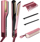 Shark SilkiPro Straight HT401EUPK Rose Petal Fer à lisser et à boucler en un