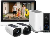 EufyCam 3 Duo Pack + HomeBase 3 + Doorbell E340 + Smart Display E10 IP-camera zonder abonnement