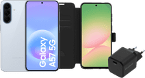 Samsung Galaxy A57 128 Go Bleu Clair 5G + Pack d'Accessoires de Base Produit Samsung portable