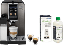 De'Longhi Dinamica Plus ECAM380.95.TB + Ontkalker Volautomatische koffiemachine promotie