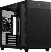 ASUS PRIME AP201 TG Zwart Computerbehuizing geschikt voor Micro-ATX moederborden