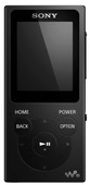 Sony NWE394 8 GB Zwart MP3 speler met 4 GB tot 8 GB opslagcapaciteit
