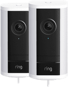 Ring Spotlight Camera Pro 2e Generatie Bedraad Wit Duo Pack Ring Spotlight ip-camera