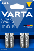 Varta Ultra Lithium AAA Blister 4 Pièces Batterie