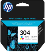 HP 304 Cartridge 3-Kleuren Pack (N9K05AE) HP 304 inktpatroon