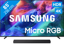 Samsung Micro RGB 85" R85H (2026) + Samsung HW-QS90H (2026) 85 inch tv