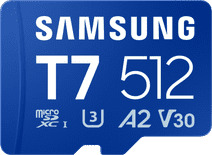 Samsung MicroSDXC T7 512GB 170MB/s 512GB microSD kaart