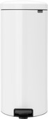 Brabantia NewIcon Pedaalemmer 30 Liter White Witte vuilbak
